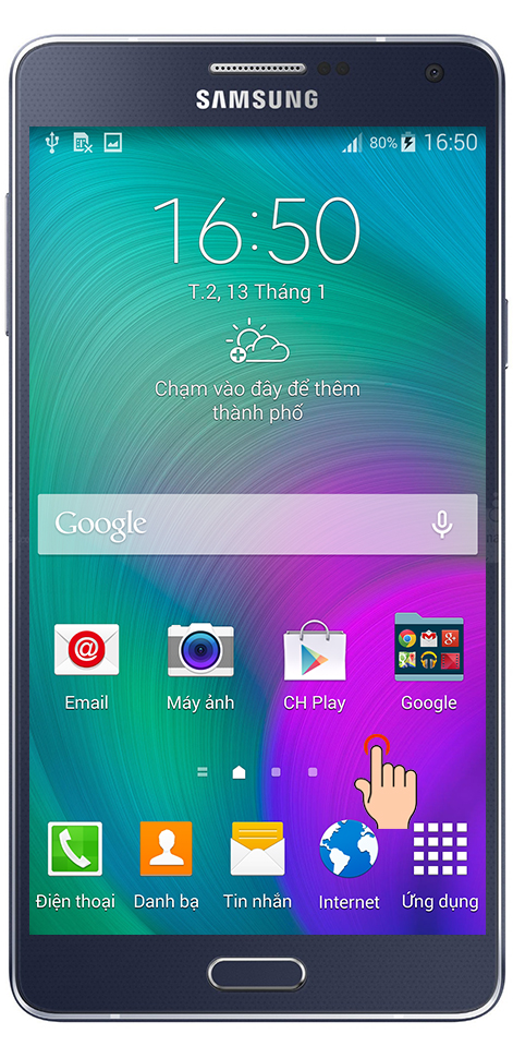 Thay Đổi Hình Nền Của Màn Hình Khóa Của Samsung Galaxy A7 -  Thegioididong.Com