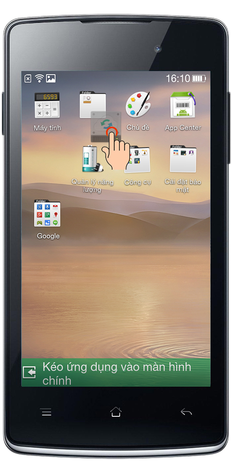 Tạo thư mục cho các ứng dụng