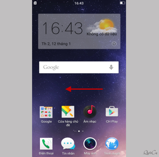 Cài đặt ngôn ngữ trên điện thoại Oppo Neo 7