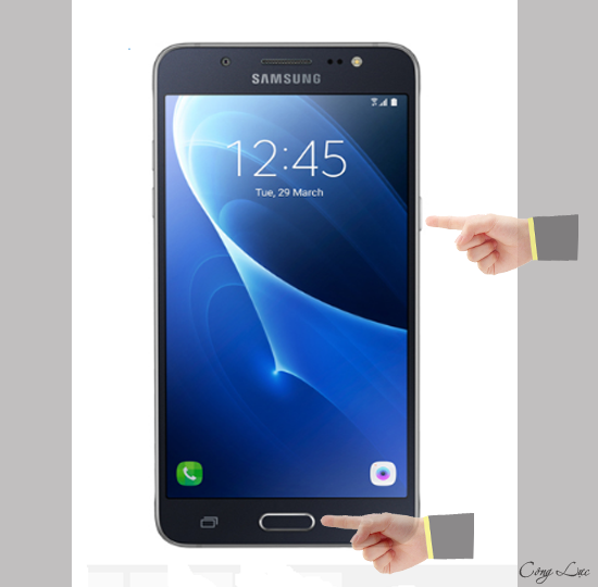 Cách chụp màn hình trên điện thoại Samsung Galaxy J5 2016