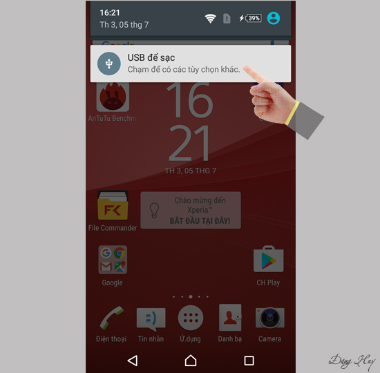 Kết nối Sony Xperia Z5 Dual với máy tính