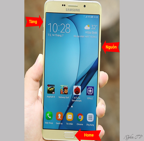 Hard reset máy Samsung Galaxy A9 Pro