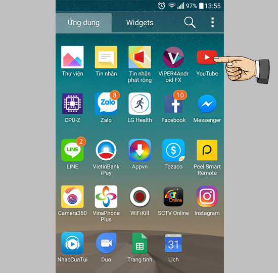 Cách sử dụng tính năng Cardboard trên Youtube