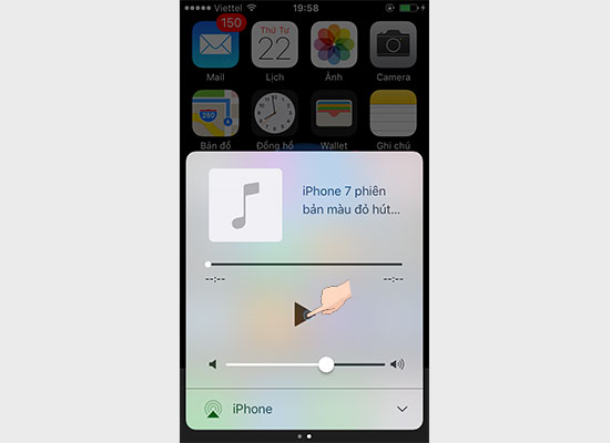 Vuốt qua trái > Play