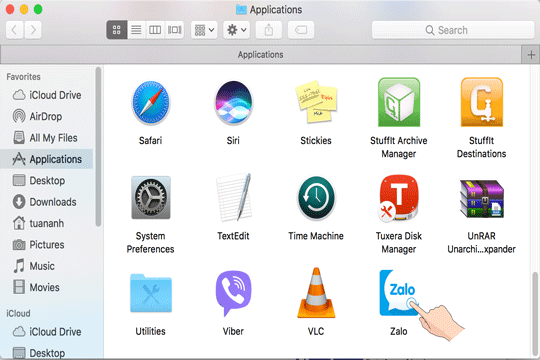 Application zalo for mac pc